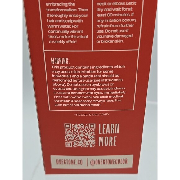 Overtone Color Depositing Treatment Mask - Golden Rose 4.5 Oz.  For Brown Hair - Picture 7 of 9